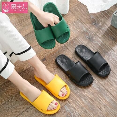 EVA Slippers Female Non-slip Bath Family Bathroom Easy To Clean Slippers Man Women Shoes Mens Slippers Shoes for Men