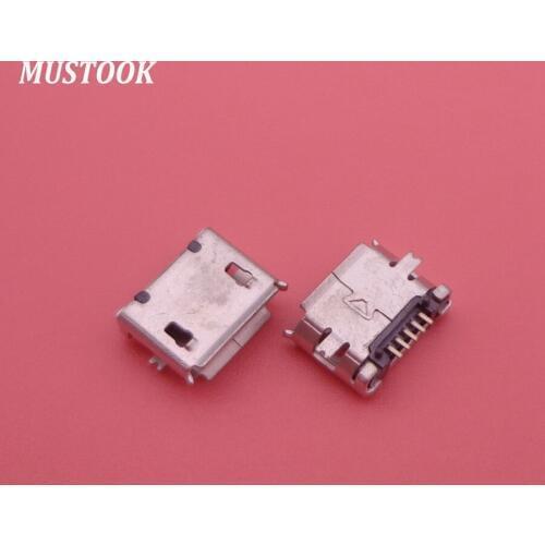 100PCS/lot Micro 5pin USB Jack,5P Charger Connector Charging Power Port For Nokia 6500C E66 8600 8800SA Tablet PC ect