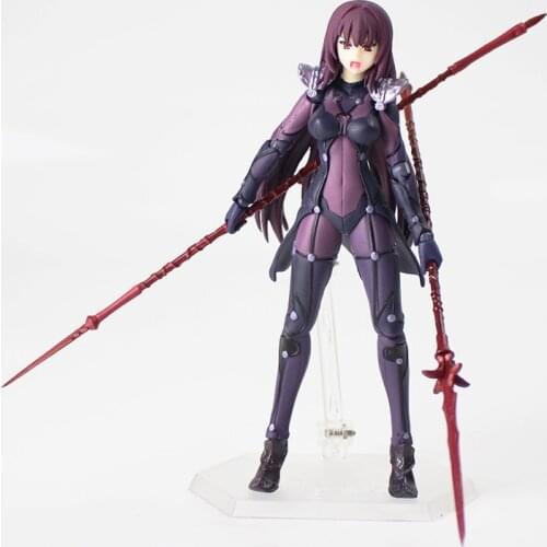 15cm Anime Fate Grand Order Lancer Scathach 381 Movable Figurine PVC Action Figure Collection Model Toys Doll