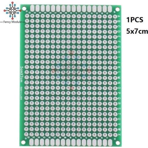 4PCS Double Side Prototype PCB Tinned breadBoard 5x7 4x6 3x7 2x8CM Each 1PCS FR4