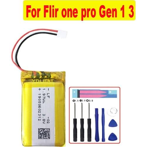 3.7V 520mAh Battery for Flir one pro Gen 1 3 Thermal Imaging Camera Batteries