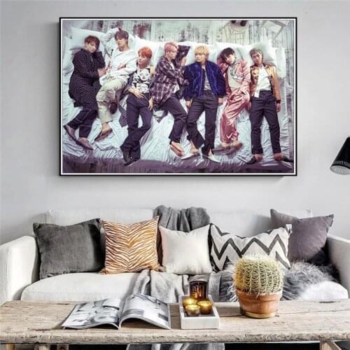 5D Diamond Painting Diamond Embroidery Full Drill Cross Stitch Kits Mosaic DIY Home Decor Kpop Bangtan Boy Painting