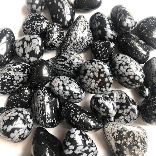 Free shipping Natural snowflake obsidian gravel alabaster gravel fish tank crystal pillow wholesale