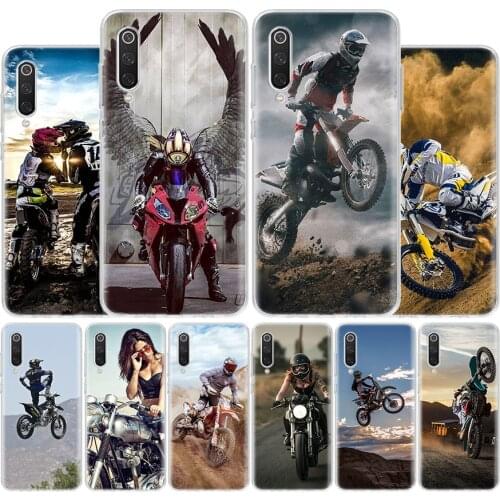 Motocross Cross Dirt Cover Phone Case For Xiaomi Redmi Note 10 9 9S 8T 8 7 6 5 9A 6A 7A 8A 9C K20 S2 Pro Luxury Soft Coque