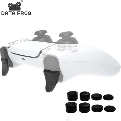 Data Frog Extended Gamepad Triggers Button for PlayStation 5 L2&R2 Key Extender for PS5 Game Controller Accessories Silicone Cap