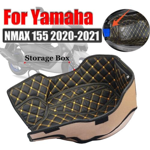 For Yamaha N-MAX NMAX 155 N-MAX155 NMAX155 Motorcycle Storage Box Leather Lining Rear Trunk Cargo Liner Protector Accessories
