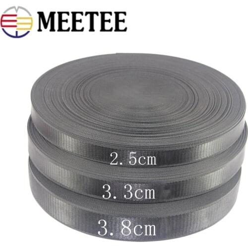 Meetee 3M 25/33/38mm Width Nylon Webbing High-grade Bands Strap Thick Belt Clothing Sewing Handmade DIY Handmade Accessories