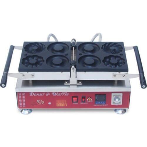 Donut Machine Round/Plum Blossoms/Cookies Shape 1600W Doughnut Machine NP-459