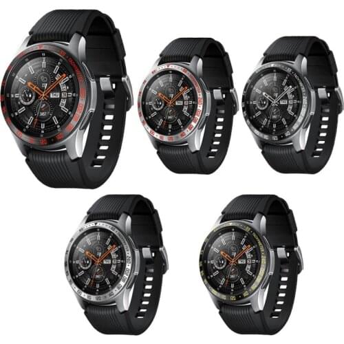 Steel Ring For Samsung Galaxy Watch R810/Gear S3 Classic Watch Case Steel Ring Bezel Anti-scratch Case 42/46MM