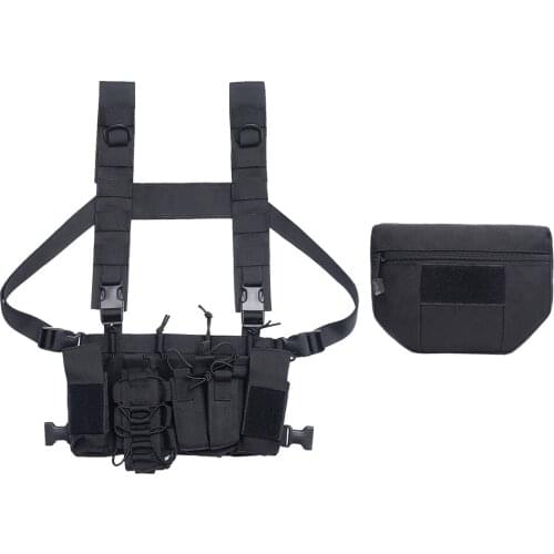 Multi-functional Molle Vest Pouch Chest Bag Tools & Belly Pouch for Outdoor Hunting Fishing Camping Hiking Photography
