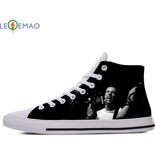 Custom Spring Autumn Canvas Shoes Jamie Campbell Bower High Quality Handiness Mens Casual Shoes Comfortable Big Off White