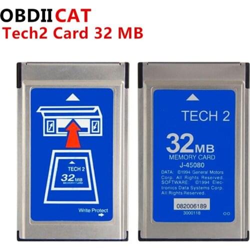 OBDIICAT Newest For G-M Tech2 Card With 6 Software 32MB Card Car Diagnostic Tool For Hold-en/O-pel/SA-AB/SU-ZUKI/ISU-ZU