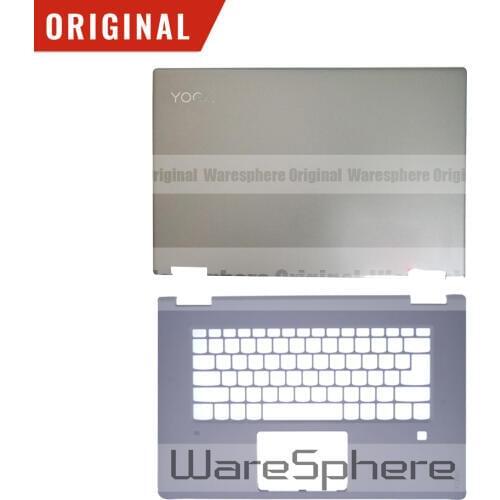 Original LCD Rear Back / Top Cover Upper Case Palmrest for Lenovo Yoga 720-15IKB 5CB0N67812 AM1YU000110 Silver