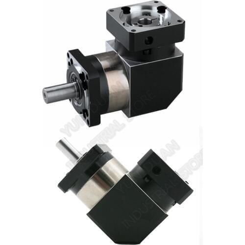 Right Angled Planetary Reducer 25:1 Ratio 25 Gearbox Corner Reducer 19MM Input For 80MM 90MM 600W 750W AC Servo Motor 86 nema34