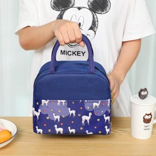 Portable Insulated Thermal Cooler Bento Lunch Box Tote Picnic Storage Bag Pouch Lunch Bags