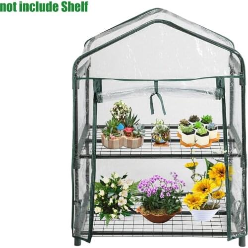 PVC warm garden mini house plant greenhouse cover house garden decoration to protect plants and flowers (without iron frame)