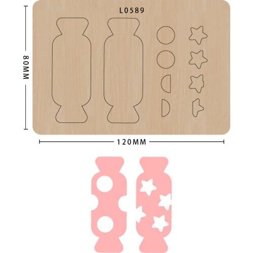 SMVAUON Candy Cutting Dies Scrapbooking Stencil Die Cuts Card Making Decorative Craft New Dies For 2020