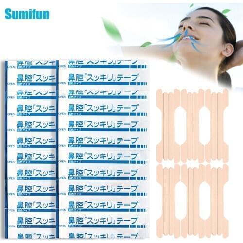 1/12/36/60pcs Nose Rhinitis Strips Relief Nasal Congestion Snore Stopper Plaster Anti Snoring Stickers Nasal Strips Health Care