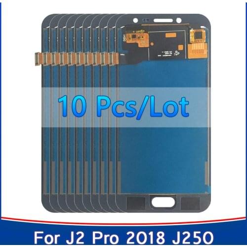 10 pcs replacement LCD For Samsung Galaxy J2 pro 2018 J250 J250F J250H LCD Display with Touch Screen Digitizer Assembly parts