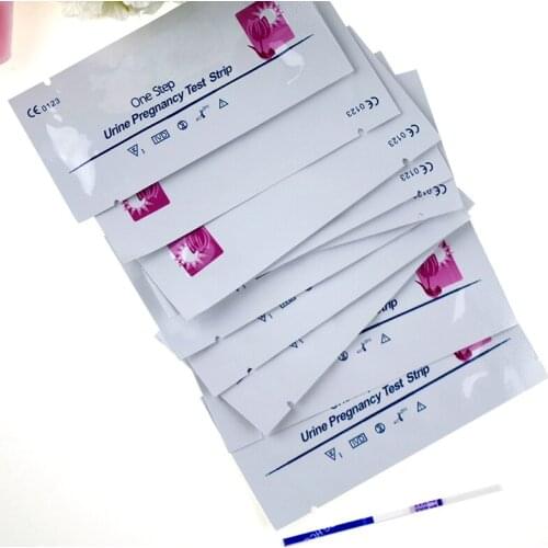 10pcs Pregnancy Urine Test Strip Ovulation Urine Test Strip Lh Tests Strips Kit