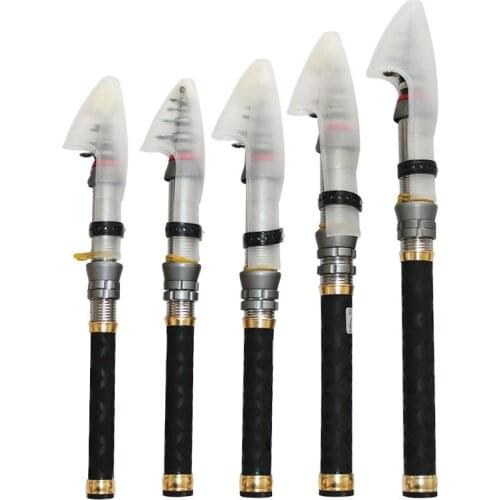 100% original Portable Rotary 1.3M -2.4M Carp Fishing Rod feeder Hard Carbon Fiber Telescopic Fishing Rod fishing pole