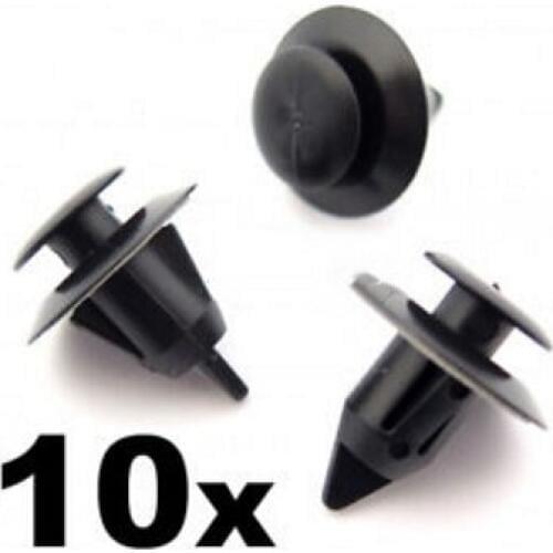 10x For Land Cruiser Prado & GX470 Plastic Side Moulding Trim Clips