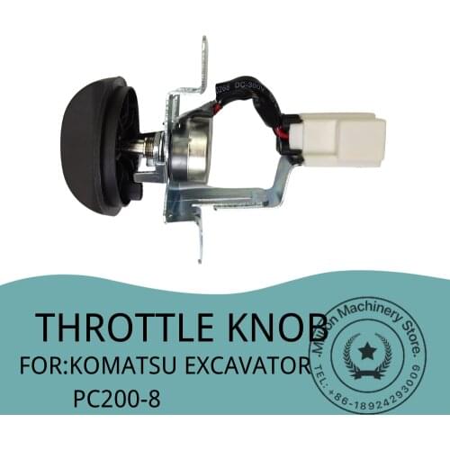 For Komatsu PC200-8 excavator Throttle motor accessories Accelerator knob of excavator 6D102 engine PARTS