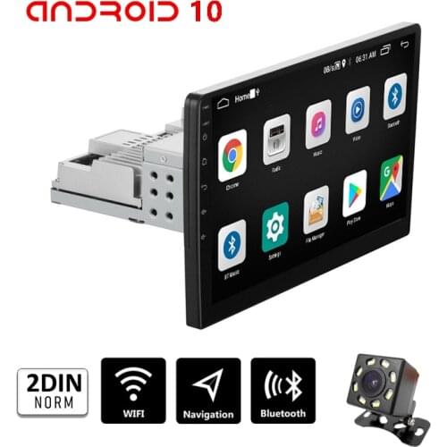 Android 10.0 car stereo 1Din Car Radio 10.1'' FM radio car Auto Audio Stereo Bluetooth Autoradio Support CAM SWC DVR OBD DAB