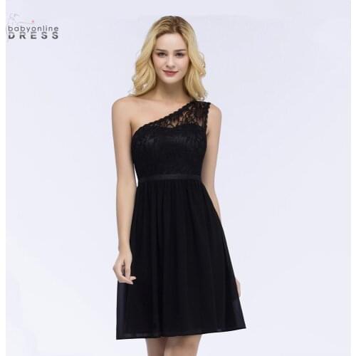Женские коктейльные платья на одно плечо Babyonlinedress China At AliExpress