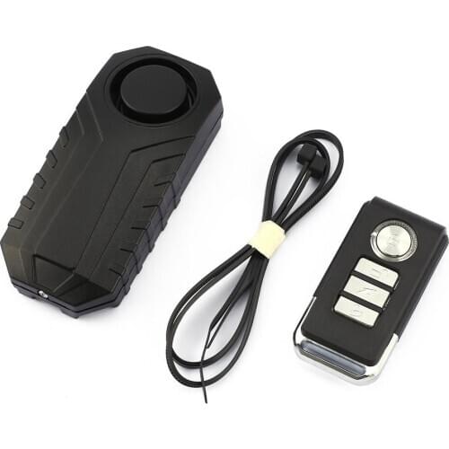 Wireless Vibration Ampand-Detector Waterproof Motorcycle Electric Bicycle Anti Lost Security Remote Control Alarm Safety Lock