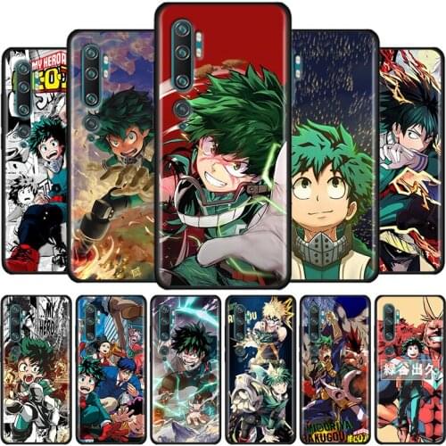 My Hero Academia Anime Phone Case For Xiaomi Mi 11 Poco X3 NFC M2 M3 F2 Pro 9T 10T Note 10 Lite 5G 9 CC9E Silicone Cover Coque