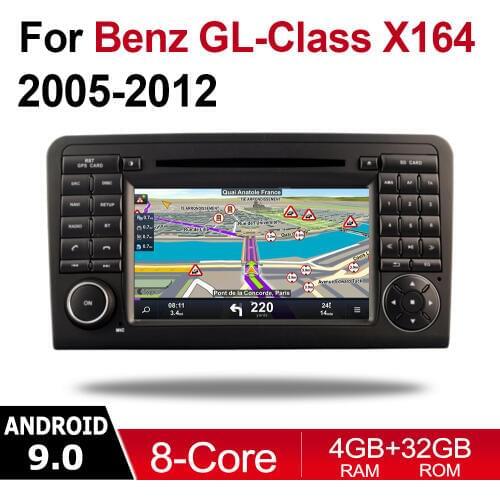 For Mercedes Benz GL Class X164 GL320 2005~2012 NTG Car Android 9 GPS Naviation Multimedia system Bluetooth Radio Amplifier