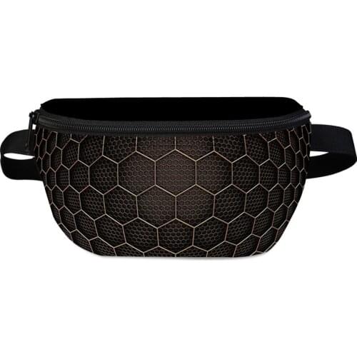 Brand Men Sport Fanny Pack Geometric Waist Bags Running Belt Bag Unisex DIY Image Logo Banana Bag For Traveling Drop Shipping