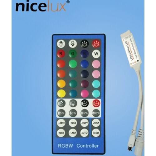 IR Remote Controller 40 Keys RGBW Led Wireless Dimmer for RGB/RGBW 3528 5050 LED Strip Lights 5-24V