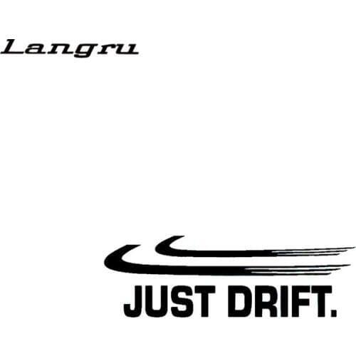 Langru 16cm*5.3cm Just Drift It Interesting Vinyl Car Sticker Decals Graphical Accessories Jdm