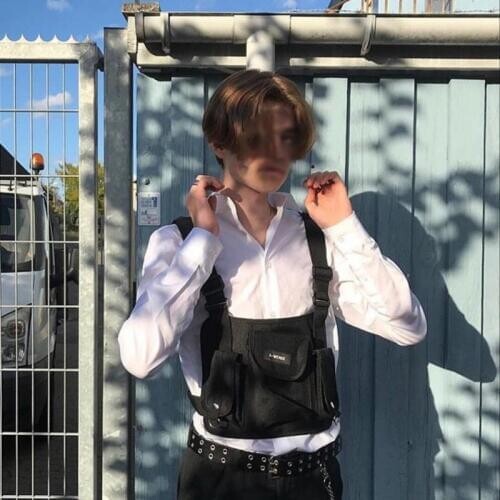 PLAYERUNKNOWNS Chest BATTLEGROUNDS waist bag streetwear functional tactical chest bag Second-class armored Mountaineering Bag