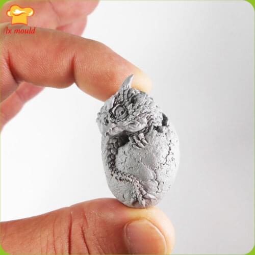 2019 new quail egg chocolate silicone mold mold anime dragon egg soft clay mold
