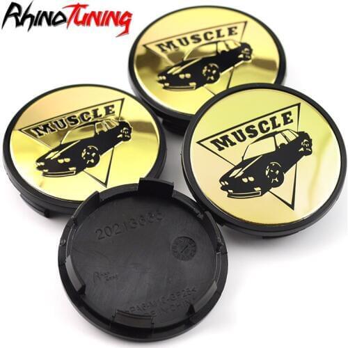 4pcs 65mm 59mm Muscle Car Wheel Center Hub Caps for Rims Cover Fit For 2003 Avus TSW wheel BR3Z-1130-B