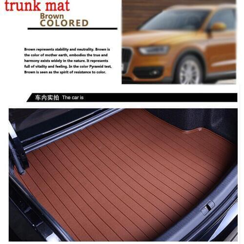Free shipping Custom fit car trunk mat for Chery QQ3 QQ6 A1 A3 A5 Tiggo Tiggos .... leather 3D car styling carpet cargo liner