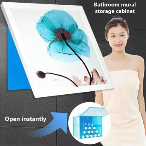 Freeshipping,Shower Clothes Storage Cabinet Foldable Shelf Mural Punch-free Organizer Bathroom Decor