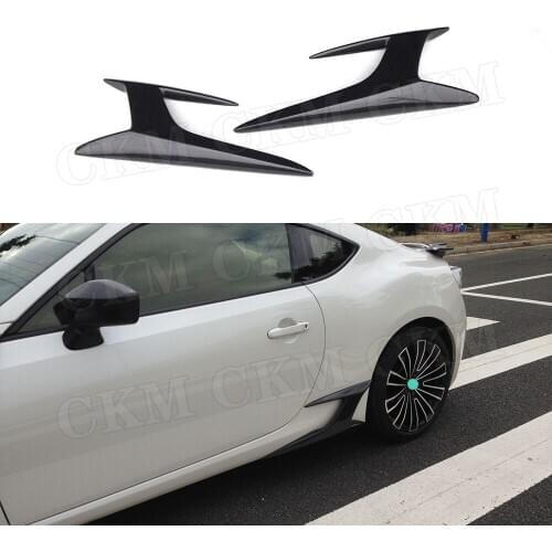 Carbon fiber Side Skirts Splitters Canards For Toyota GT86 For Subaru BRZ 2014-2016 Auto Car Decoration