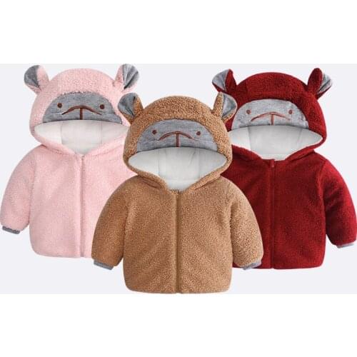 Baby Winter Clothing for Girls Warm Hooded Coats Fleece Parkas Jackets for Boys Toddler Baby Cotton-Padded Jacket Kids Outerwear