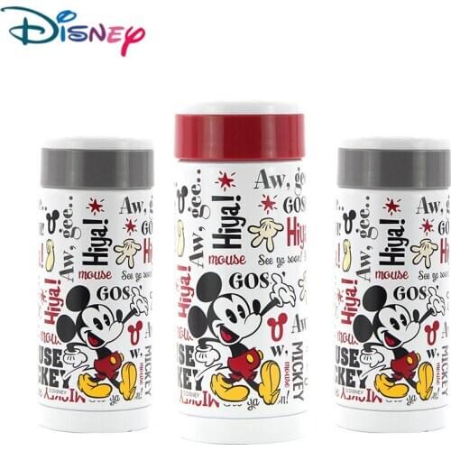 Disney Baby Childrens Thermos Cup Original Cartoon Mickey Stainless Steel Vacuum Insulation Portable Outdoor Water Bottle