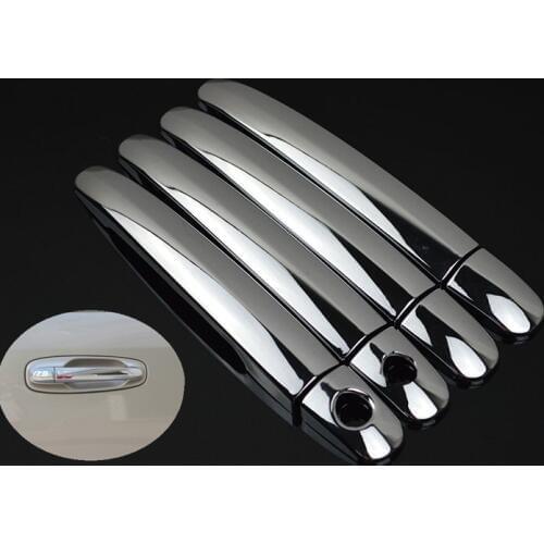 FUNDUOO For Chevrolet Lacetti / Optra / Estate / Nubira 2004 - 2009 Chrome Car Door Handle Cover Trim Car Styling Accessories