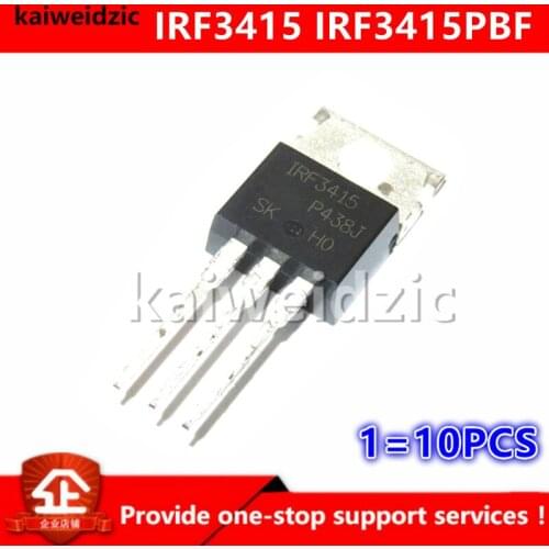 Kaiweikdic New imported original IRF3415 IRF3415PBF 43A 150V TO-220 N-Channel MOS FET triode triode Integrated circuit