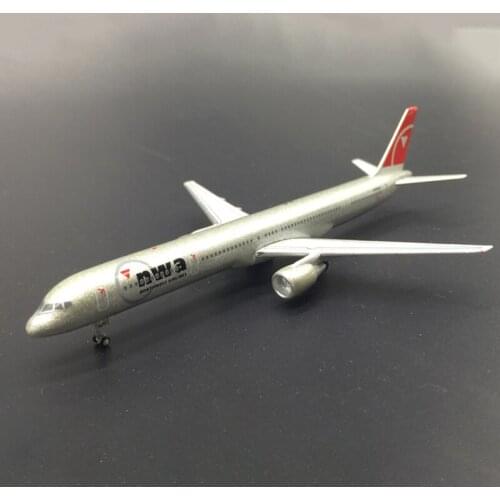 1:400 B757 plane model nwa airlines alloy aircraft plane collectible display model collection