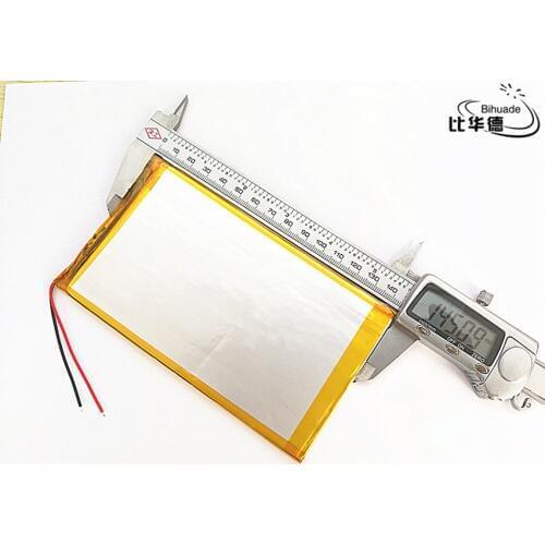 2pcs Liter energy battery 1pcs/lot 3.7 V 10000 mah tablet gm lithium polymer battery 5582145 for tablet pc 9.7" 10.1"