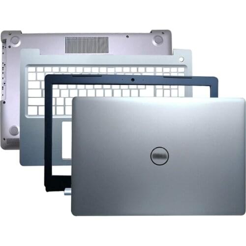 NEW Top Back Cover For Dell Inspiron 15 5570 5575 Series LCD Back Cover/Front Bezel/Palmrest/Bottom Case Rear Lid Cover Silver