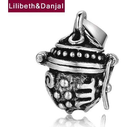 Buddha Mantra Can Be Opened Gawu Box Necklace Pendant Real 925 Sterling Silver Ethnic Vintage Jewelry Women Men 2021 Designer P9