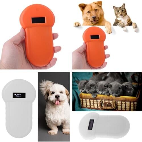 Pet ID Reader Animal Chip Digital Scanner USB Rechargeable Microchip Handheld Identification General Application for Cat Dog